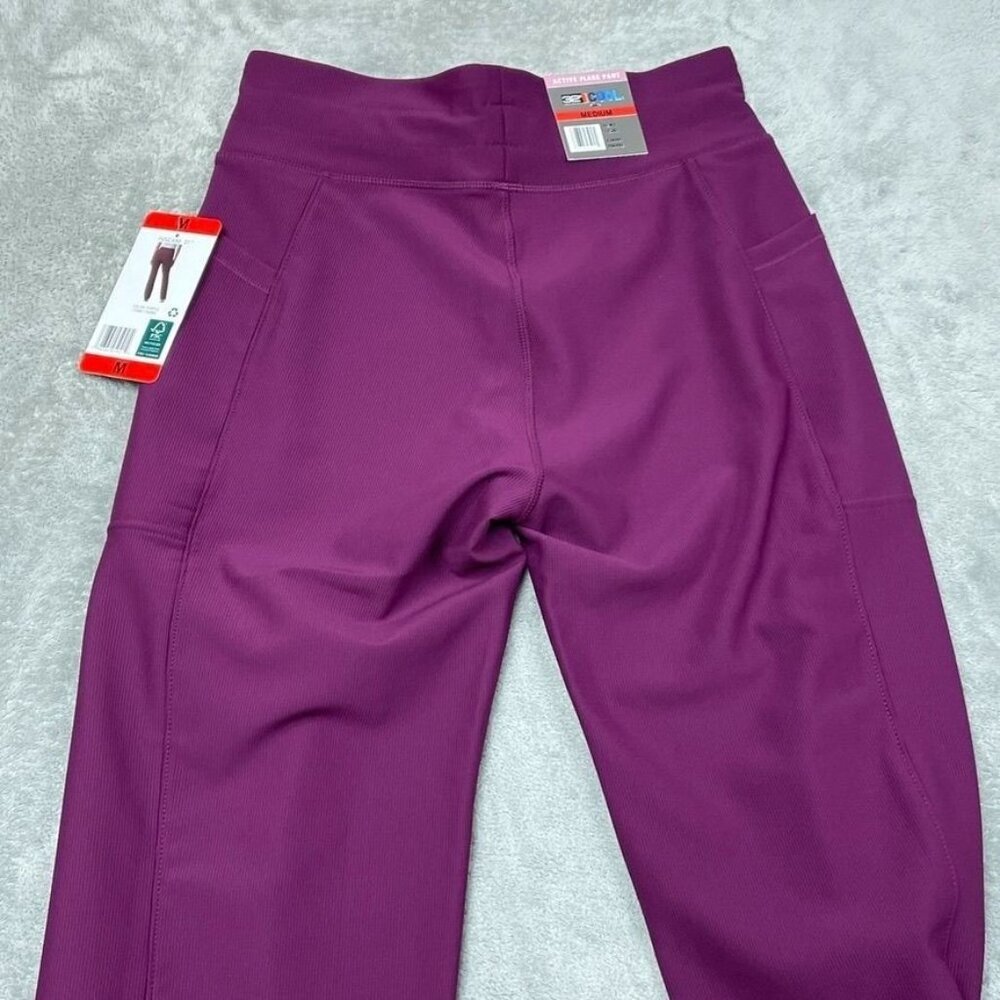 32 Degrees Cool Womens Active Flare Pants Purple Medium d0443 - Picture 5 of 6